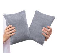1 MIDDLE ONE Paquete de 2 almohadas pequeñas, almohada mini de espuma viscoelástica refrescante 28 x 18 cm (11 x 7 pulgadas) para dormir, viajes, cuello, soporte de rodilla, cojín pequeño para