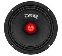 1 MIDRANGE Compatible con DS18 Pro-GM6.4B Altavoz de 16,5 cm 165 mm 6,5" de diámetro 140 Watt rms y 480 Watt MAX 4 Ohm sensibilidad 95 db + Sticker Gratis, 1 Pieza