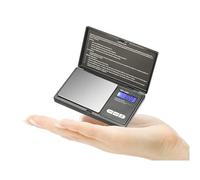 1 mini báscula electrónica de acero inoxidable, báscula digital de bolsillo, balanza de gramo de oro, portátil, de alta precisión, 0,01 g(300g-0.01)