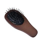 1 mini cepillo desenredante de madera para cabello rizado, paquete de viaje para cabello rizado, cepillo de pelo seco y húmedo