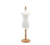 1 mini maniquí femenino de 1/2 1/3 1/4 para muñeca, soporte de maniquí de enseñanza para estudiantes, accesorios de bricolaje (1/3)