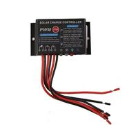 1 mini regulador de carga solar PWM de 10 A, 12 V, 24 V, IP68 con cable, herramientas de controlador automático, cargador de batería solar