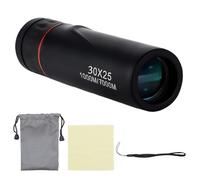 1 Mini Telescopios Monoculares 30 x 25,Mini Telescopio Transparente Zoomable 8X Telescopio portátil portátil de Enfoque monocular óptico Monoculares Portátiles Ligeros para Viajes Al Aire Libre-Negro