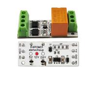 1 miniplaca de interruptor electrónico de 3 A, módulo de relé Modbus for PC, puerto serie USB, UART RS485 for ESP32, hogar inteligente, IOT, LED, motor.(DC 12V)