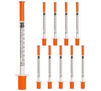 1 ml/cc 31 g x 6 mm de plástico multiusos, herramientas de medición empaquetadas individualmente (1 ml, 20)