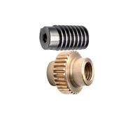 1 módulo 30 dientes M10 agujero conjunto de engranaje helicoidal reductor de relación 1:30 piñón de turbina mesa elevadora ajustable piñón helicoidal Reductor turbina(18mm OD 5MM BORE ROD)