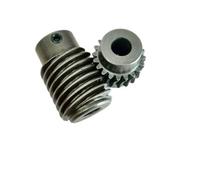 1 módulo, conjunto de engranajes helicoidales con relación 5 a 1, acero 45, 1 m, 20 dientes, transmisión de piñón helicoidal de turbina, accesorios for maquinaria Reductor turbina(12mm gear 10mm rod b
