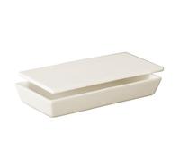 1 molde cuadrado o rectangular de alúmina de 2 a 100 ml con tapa - Crisol de fusión industrial para uso a alta temperatura (100 x 30 x 20 mm x 35)