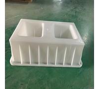 1 molde de ladrillo hueco de plástico reutilizable - Fabricante de bloques de construcción duradero y para la construcción del hogar, entusiastas de las herramientas manuales, ideal para