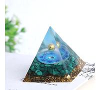 1 molde de silicona piramidal orgonita de resina para decoración del hogar, molde de fabricación de manualidades, cristal natural, multiplicador de chakras, chocolate