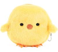 1 monedero amarillo de dibujos animados, bolsa creativa con forma de fruta de cerdo de pollo para niñas, mini monedero con cremallera, monederos y bolsas para mujer, Amarillo, Lindos dibujos animados