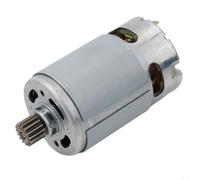 1 motor CC de 15 dientes de 10,8 V y 12 V, compatible con taladro inalámbrico Bosch GSR1080-2-Li TSR1080-2-LI GSR1200-2-LI, engranaje metálico, color plateado