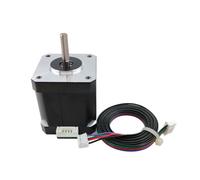 1 motor de 42 pasos de alto par, 2 fases, 4 conductores, 48 mm for impresoras - 42BYGH48, posicionamiento de precisión y funcionamiento suave
