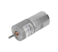 1 motor de CC mini con eje extendido GRA25RP, longitud del eje de 25 mm, 12 V, 24 V, reductor de engranajes metálicos, velocidad de 12-1360 RPM.(24V 120rpm)