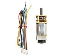 1 motor de engranaje de metal DC 6 V con codificador para GA12 para rueda dentada N20 de alto par de repuesto eficiente para robots pequeños (300 RPM)