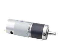 1 motor de engranaje planetario de 12 V 24 V CC de baja velocidad DC 775 ultra alto par de rotación hacia adelante y hacia atrás de 42 mm, motor de engranajes de 10 mm (motor único, 1600 RPM, 24 V)