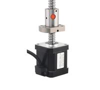 1 motor de husillo de bolas 17HS8401S de 48 mm SFU1204, 1,8 A, 52 N.CM, NEMA17, for máquina de grabado CNC o máquina de precisión.(200mm,17hs8401S-1204-1pcs)