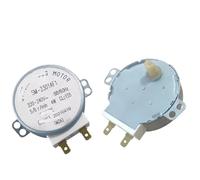 1 motor de plato giratorio for horno microondas SM-2301AF1, motor síncrono de 220 V, 5/6 r/min, 4 W, repuesto y mantenimiento.