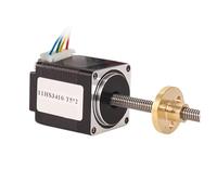 1 motor paso a paso 11HS3410 0,1 Nm 0,8 A 3,4 V pequeño tornillo lineal en forma de T for un posicionamiento preciso y un funcionamiento suave(T5-100mm Lead 2)