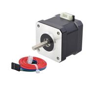 1 motor paso a paso 17 de 38 mm y 42 Ncm, 1,5 A, 4 conductores.