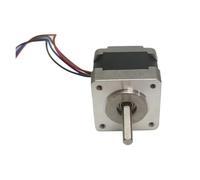 1 motor paso a paso de 4 cables de 34 mm, par de retención de 18 N.cm, 0,8 A, ángulo de paso de 1,8 °, alta precisión for aplicaciones de automatización(Dual output shaft)