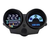 1. Motorcycle Digital Speedometer Tachometer Voltmeter with LED Display Shockproof & Easy Mount for Most Bikes Motorcycle Digital Speedometer