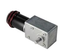 1 motorreductor de CC de 12 V y 24 V con fuerte par, turbo de metal, reductor helicoidal invertido, baja velocidad, 200 kg/cm, autobloqueo, CC(Only the motor,160rpm,12V)