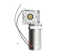 1 motorreductor de CC de 200 W, 12 V/24 V + reductor de tornillo sin fin NMRV040, alto par con autobloqueo, velocidad ajustable, potente motor de 18 a 360 rpm.(24V,22.5RPM)