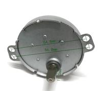 1 motorreductor de CC de 6 V y 12 V con eje D de 7 mm, 2, 10, 30 y 50 rpm, caja de engranajes de gran par de 49 mm.(30,12V)