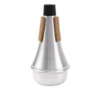 1 mudo de trompeta Yootones, mini trompeta de aluminio ligero para práctica de jazz, clásico, principiantes y estudiantes