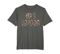 #1 Mum Leopard Print Worlds Best Mum Ever Funny Mother's Day Camiseta