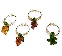 1 Murano Art Deco Collection Grapes Design Wine Charms Wedding Favor by Cassiani