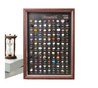 1. Natural Raw Crystals - Mineral Display, Crystal Array Accessory with Rustic Charm, Decor Tool with Elegant Style, Home Ornament for Family, Parents, Children, Boys, Girls, Indoor Living Room, Study