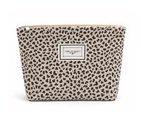 1 neceser de maquillaje con estampado Leo (26 x 18 x 5 cm), bolsa de cosméticos Leo para mujer, pequeño, bolsa de belleza, neceser de maquillaje, neceser de cultura, para el almacenamiento diario