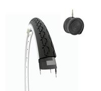 1 neumático de 24 x 1 3/8 (37-540) + cámara | Neumáticos de carretera para bicicleta de ciudad de mujer