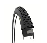 1 neumático de 24 x 1,95 cm (50-507) | neumático negro para bicicleta de montaña de adulto