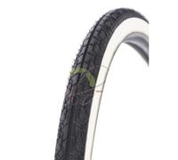1 neumático de 26 x 1,75 (44-559) blanco y negro para bicicleta de ciudad, carretera MTB adulto, bicicleta | Neumático de carretera blanco y negro de goma para bicicleta