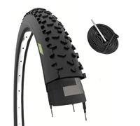 1 neumático de 27,5 x 2,25 cm + cámara neumática negra 57-584 para MTB de 27 pulgadas (27 pulgadas)