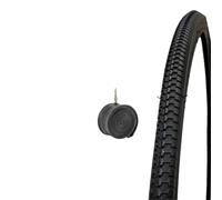 1 neumático negro + 1 Camer Para Bicicleta Bicicleta City Bike Tráfico 27 x 1 1/4 (32 - 630)