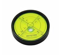 1 nivel de burbuja de ojo de diana, aluminio resistente a los impactos, impermeable, a prueba de polvo, de alta precisión para contratistas, bricolaje, carpintería