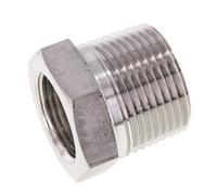 1'' NPT x 3/4'' NPT M/F Anillo reductor de acero inoxidable 140 Bar - Hidráulico