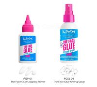 1 NYX la Cara Pegamento Spray Fijador & Agarre Prebase Set Fgss01+Fgp01 Joy's