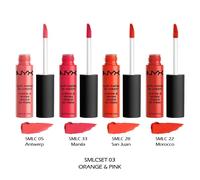 1 NYX Suave Mate Crema de Labios Pintalabios - 4 Pieza Completo Talla Set"
