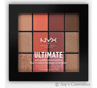 1 NYX Ultimate Multi Acabado Sombra Paleta" USP08 Cálido Óxido " Joy's