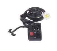 1 O 2 Interruptores De Botón De 22mm Para Motocicleta Intermitentes, Bocina, Luces Antiniebla, Arranque Mando Universal Para Manillar. Interruptor manillar moto(Left 9Pin)