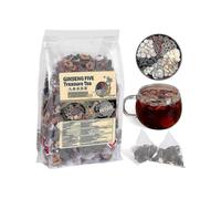 (1 Pack/25 Bags)Ginseng Five Treasures Kidney Nourishing Tea Chinese Herbal Detox Tea for Men Women with Organic Medicinal Ingredients