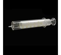 1 Pack Reusable Glass Syringes, 120ml Glass Syringe Standard Diameter Caliber Injector Laboratory Sampler