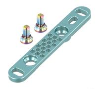 1 Pack Road Bike Flat Mount Front Disc Brake Adapter For Sram Campy Caliper 7075 Aleación de Aluminio Soporte 140Mm 160Mm Para Ciclismo Rotor (Verde)
