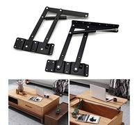 1 Pair 50Kg Bisagra De Resorte Para Mesa De Centro, Montaje De Marco De ElevacióN De Escritorio De Mesa De Centro Plegable, AntióXido, Duradero, Resistente Para Accesorios De Muebles De Mesa De Centro