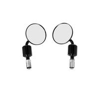 1 Pair 7/8" Handle Bar End Mirrors Motorcycle CNC Round Rearview Mirror For Honda For Kawasaki For Suzuki For Yamaha Motorbike Accessories,Espejo Moto Lateral